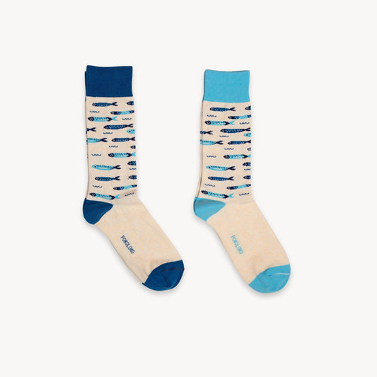 Pima Cotton Socks - Sardines 2 Pack