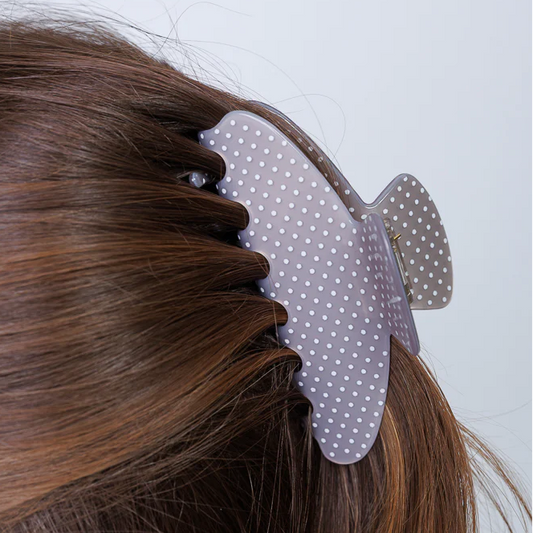 Polka Dot Claw Clips