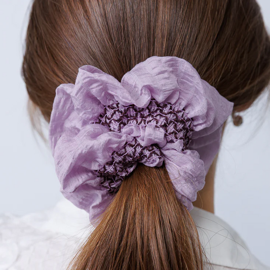 Pastel Ruched Scrunchies
