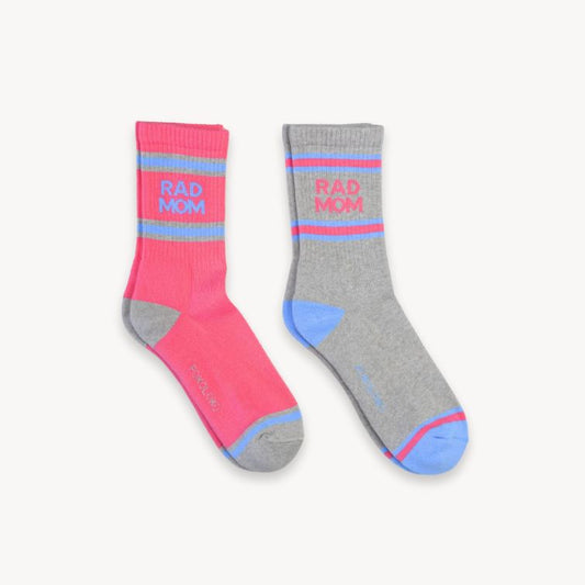 Pima Cotton Socks - Rad Mom/Dad 2 Pack