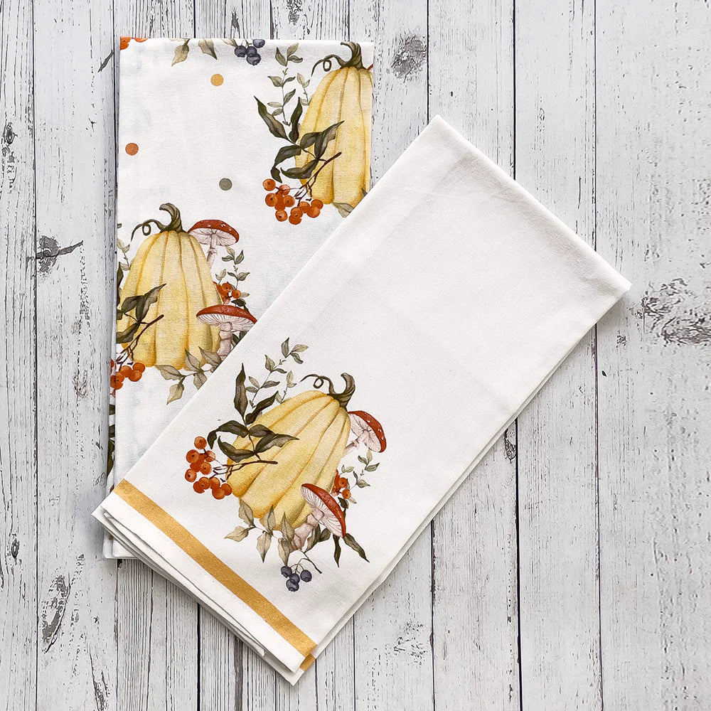 Autumn Printed Kitchen Towels Set/2