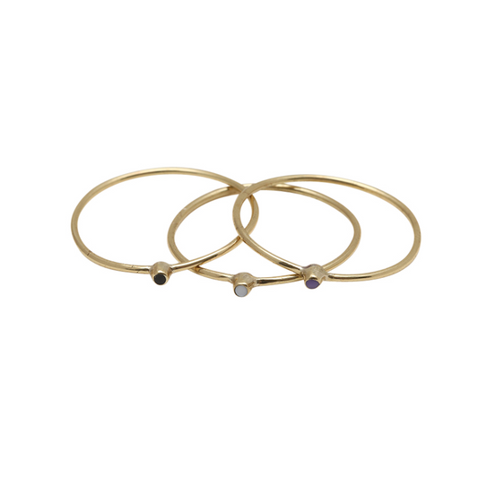Matty Lavender Stone Ring