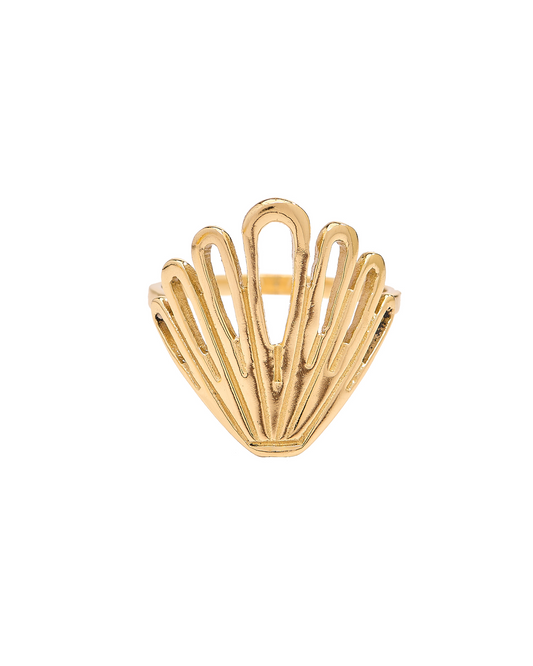 Aster Art Deco Ring