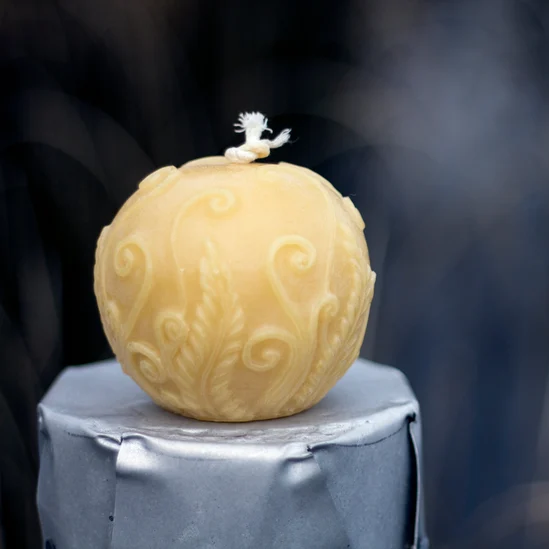 Beeswax Works Carved Candles