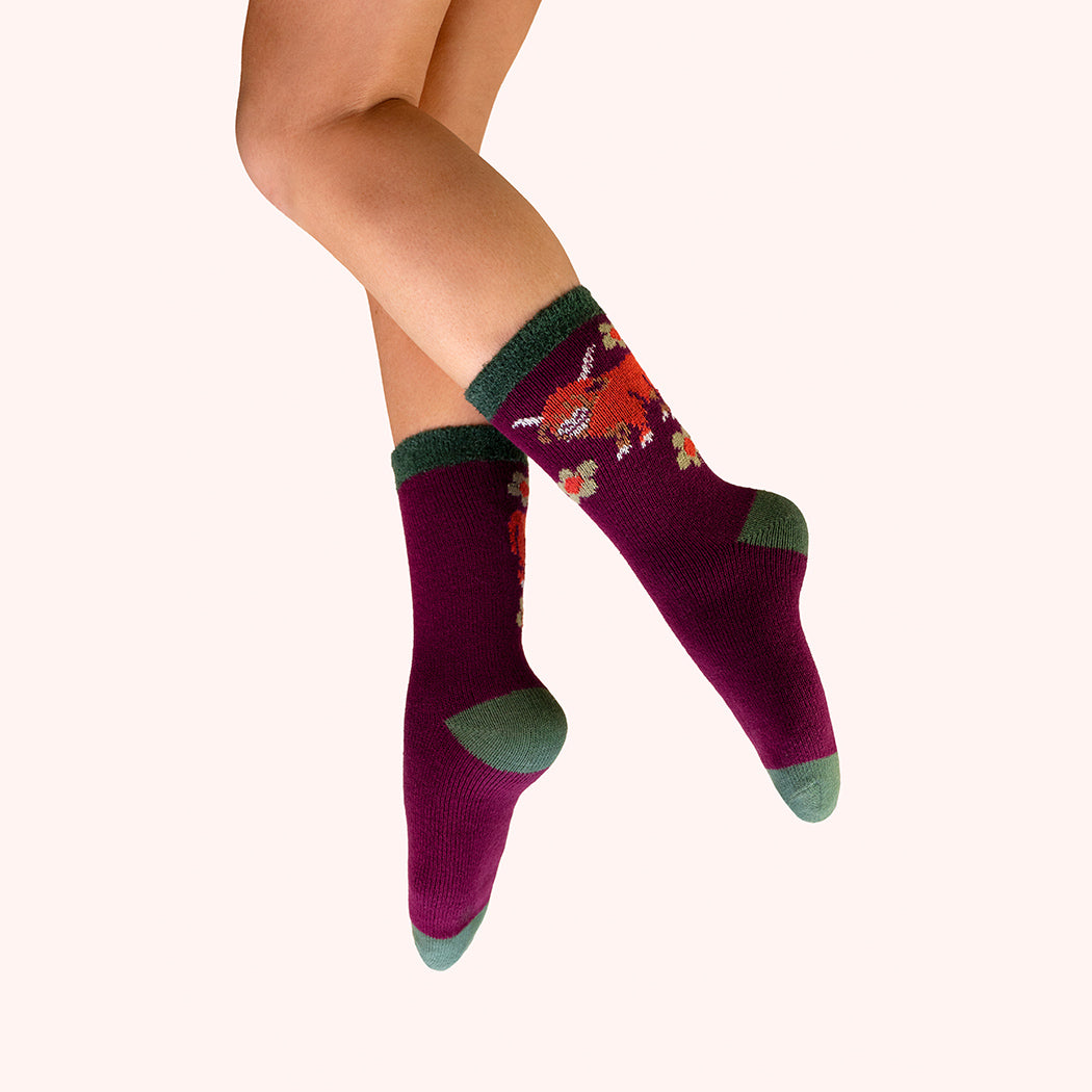 Powder Cozy Socks