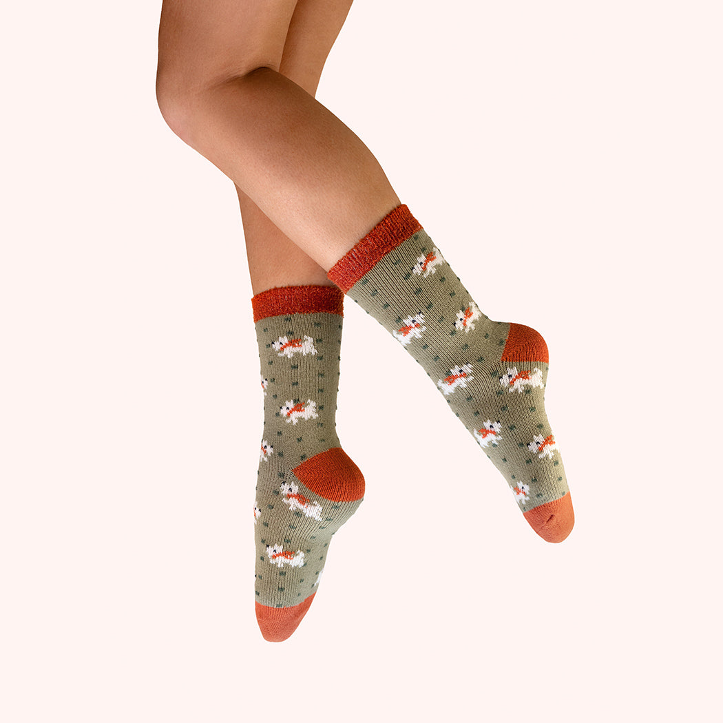 Powder Cozy Socks