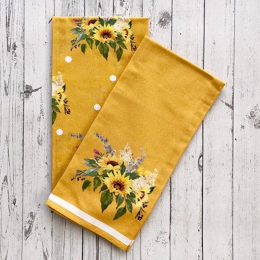 Autumn Printed Kitchen Towels Set/2