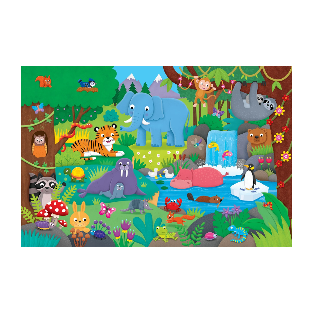 Animal Kingdom Kid's Floor Puzzle