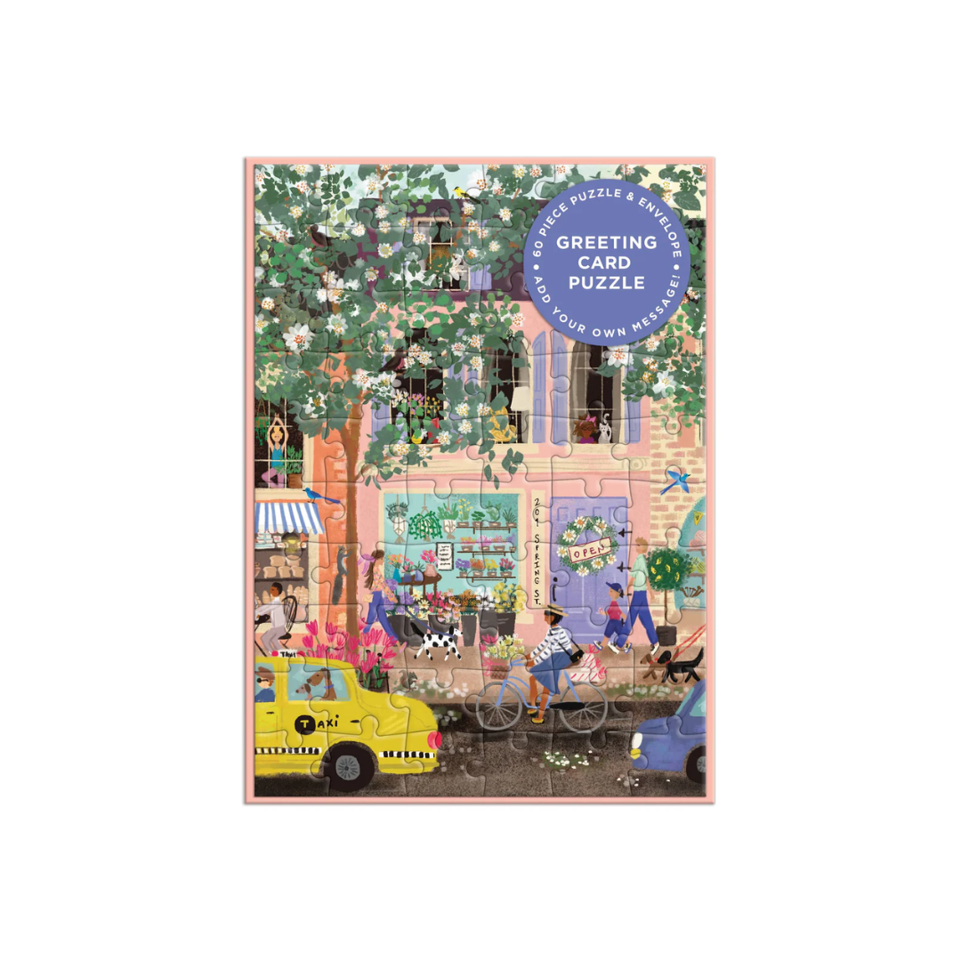 Greeting Card Puzzle - Spring Street