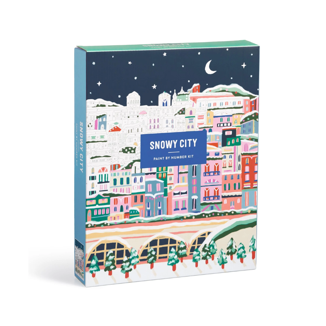 Paint by Numbers Kit - Snowy City