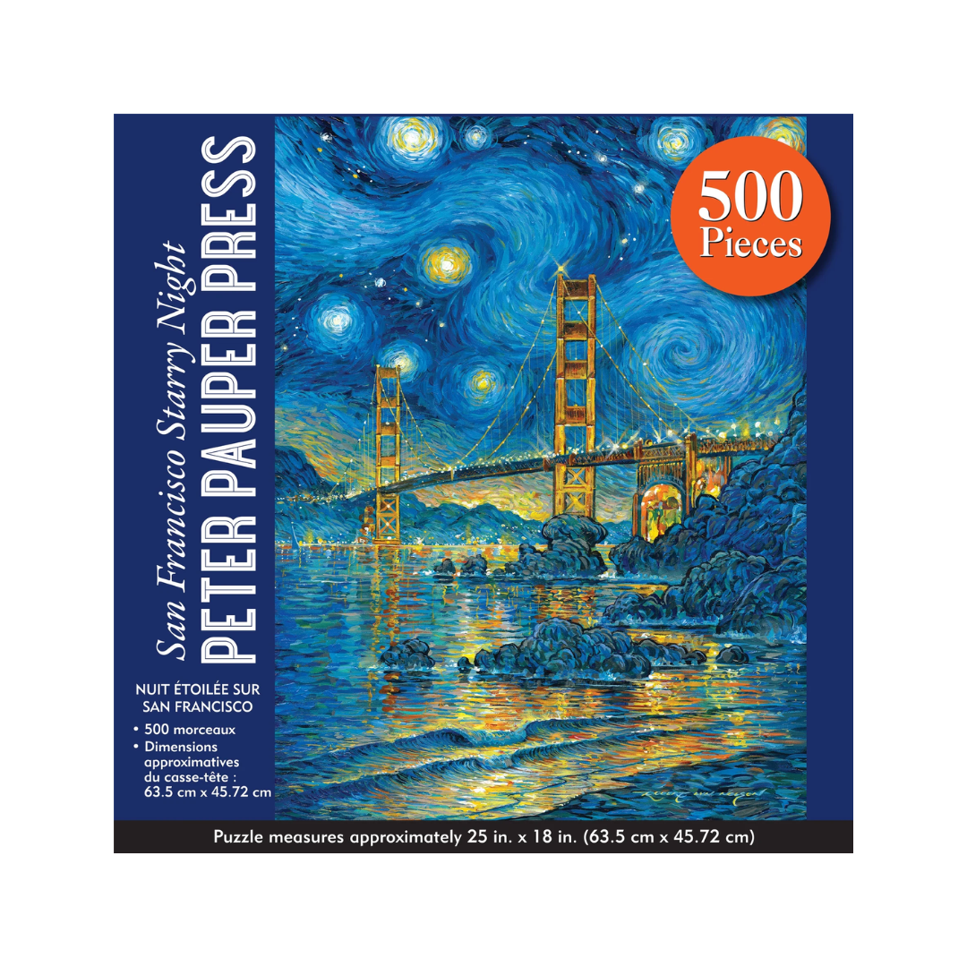 San Francisco Starry Night 500 Piece Puzzle