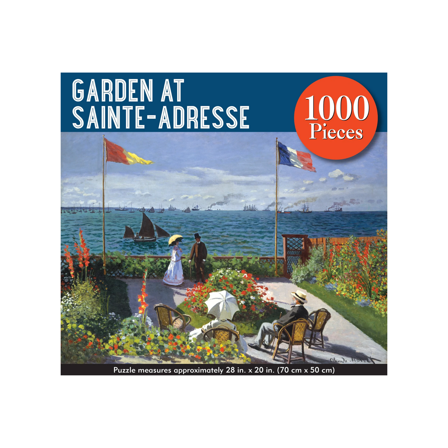Garden at Sainte-Adresse 1000 Piece Puzzle