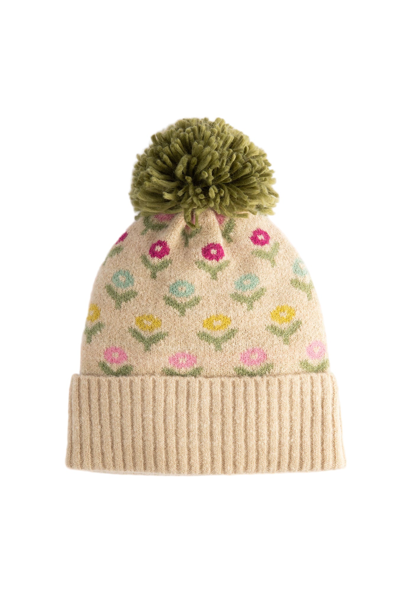 Willow Ditsy Floral Pom Pom Hat