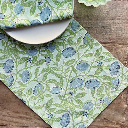 Printed Cotton Placemats Set/4