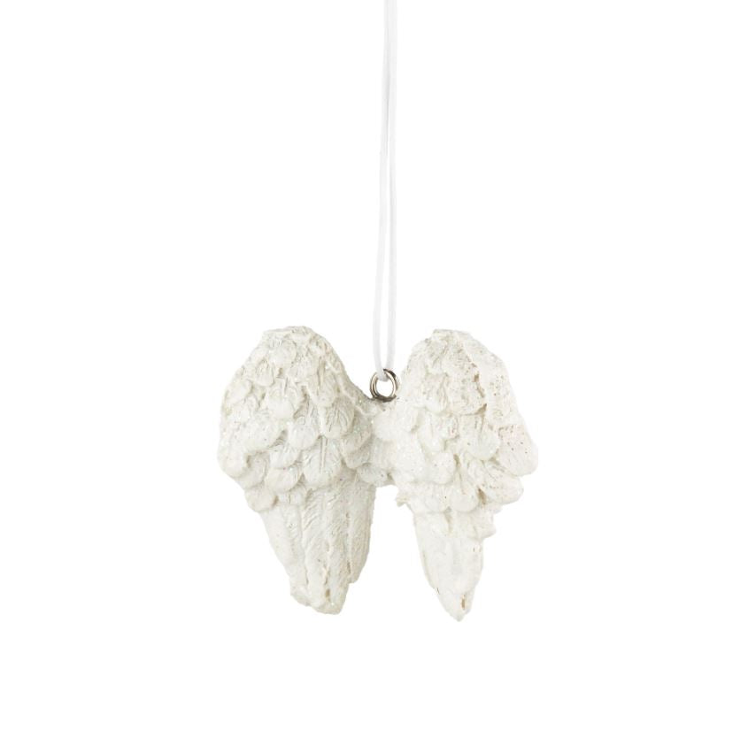 Antique Angel Wings Ornament