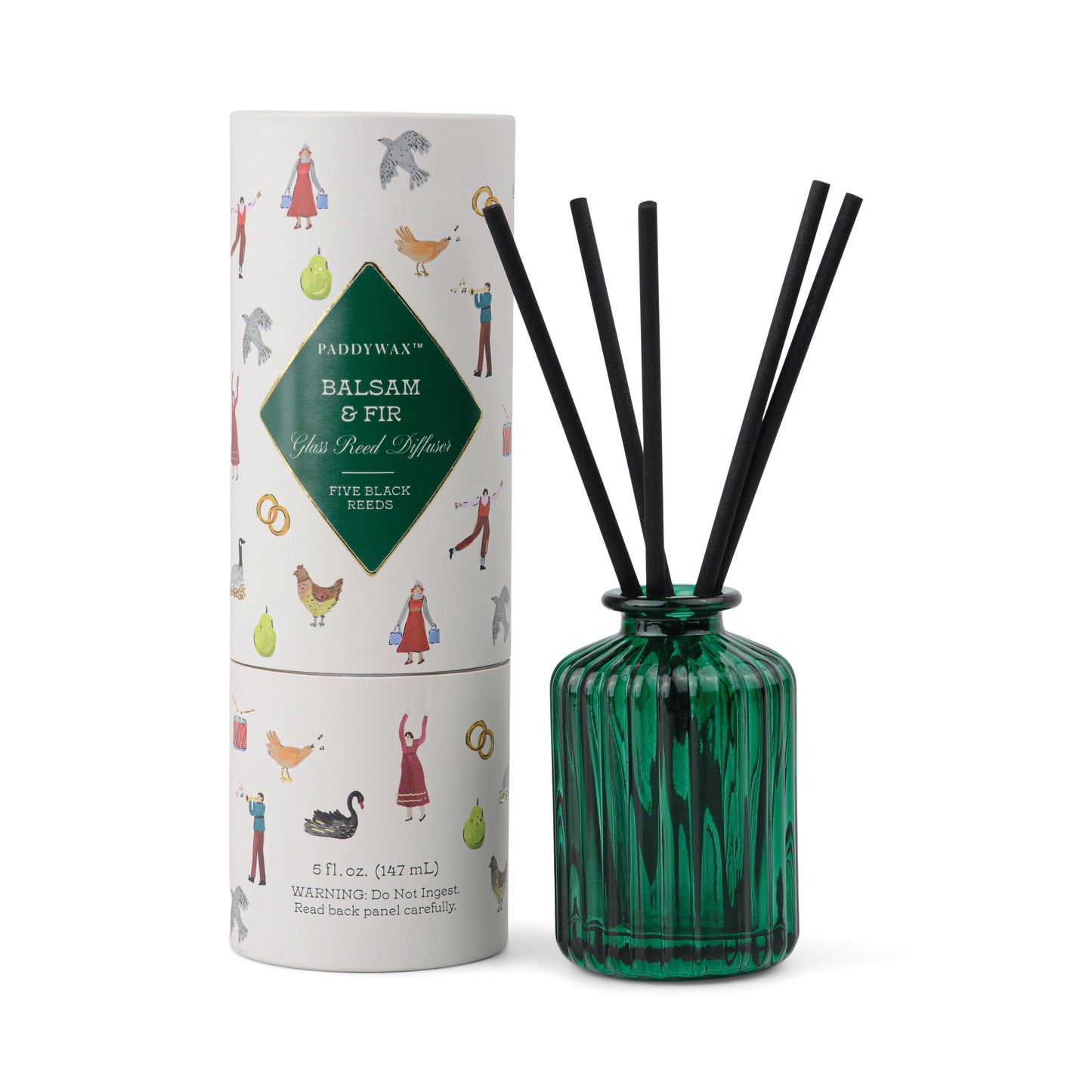 Ribbed Glass Holiday Diffusers
