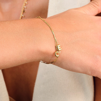 Dainty Initial Bracelet