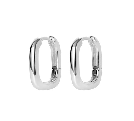 Bambu Annika Rectangular Hoop Earrings