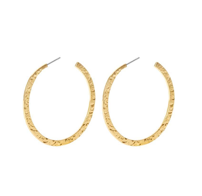 Bambu Isla Hammered Hoop