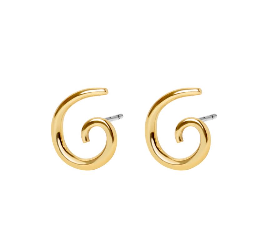 Bambu Koru Spiral Stud