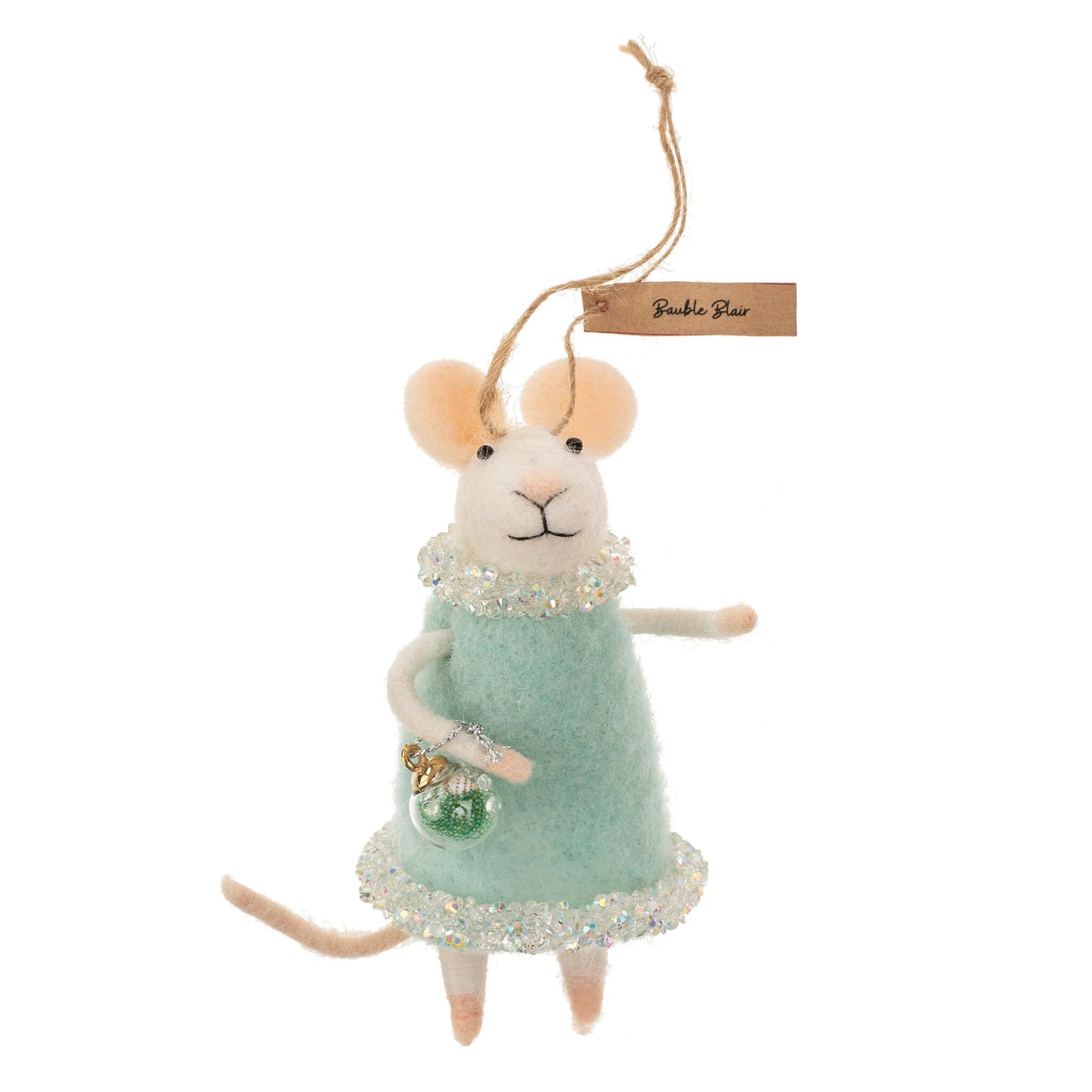 Holiday Felt Mice Ornaments