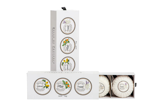 Belle De Provence Round Soap Set