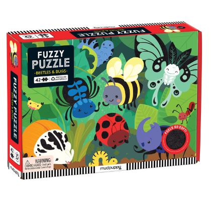 Beetles & Bugs Fuzzy Puzzle