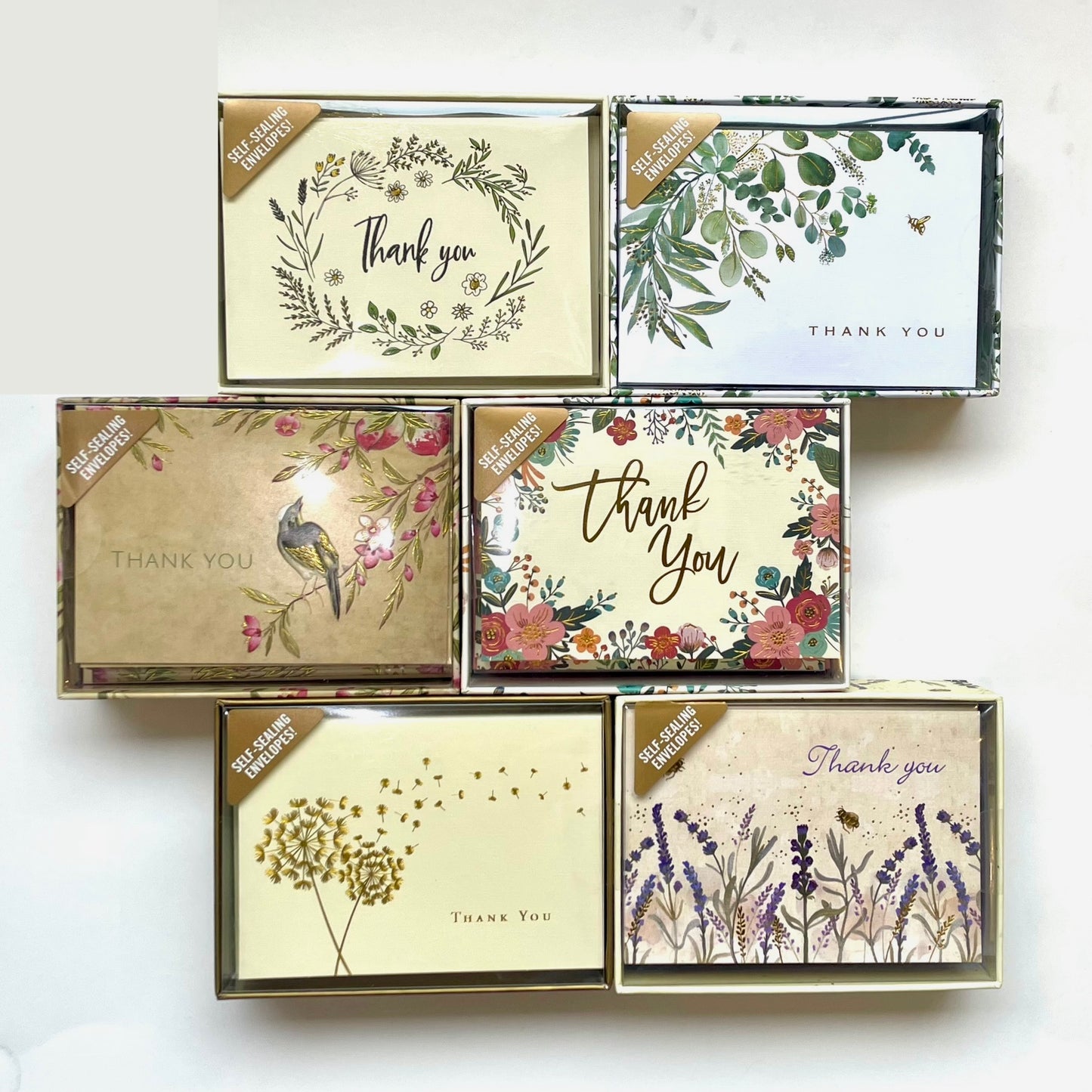 Boxed Thank You Greeting Cards