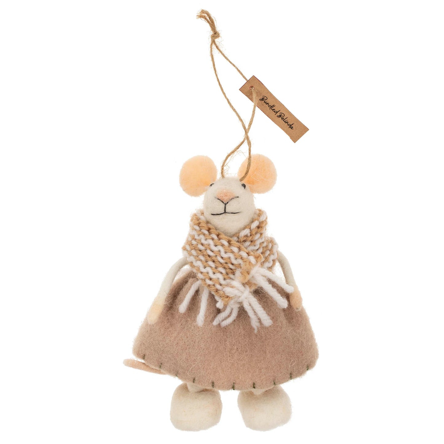 Holiday Felt Mice Ornaments