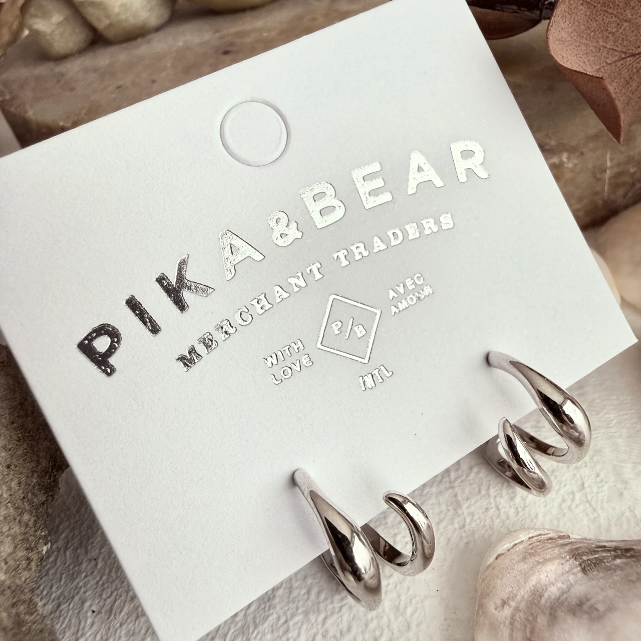 Callisto Double Wave Hoop Earrings