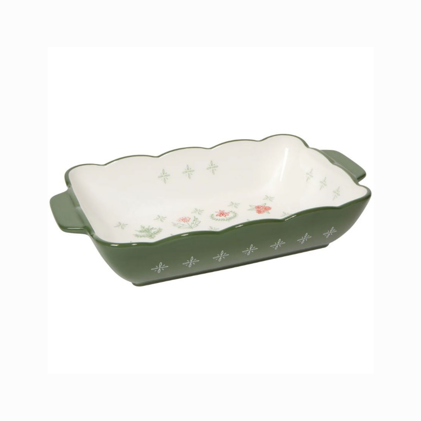 Camellia Stoneware Baking Dish