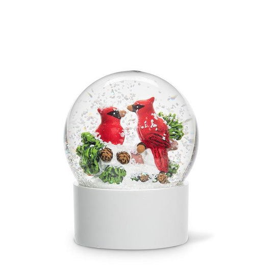 Cardinal Snow Globe