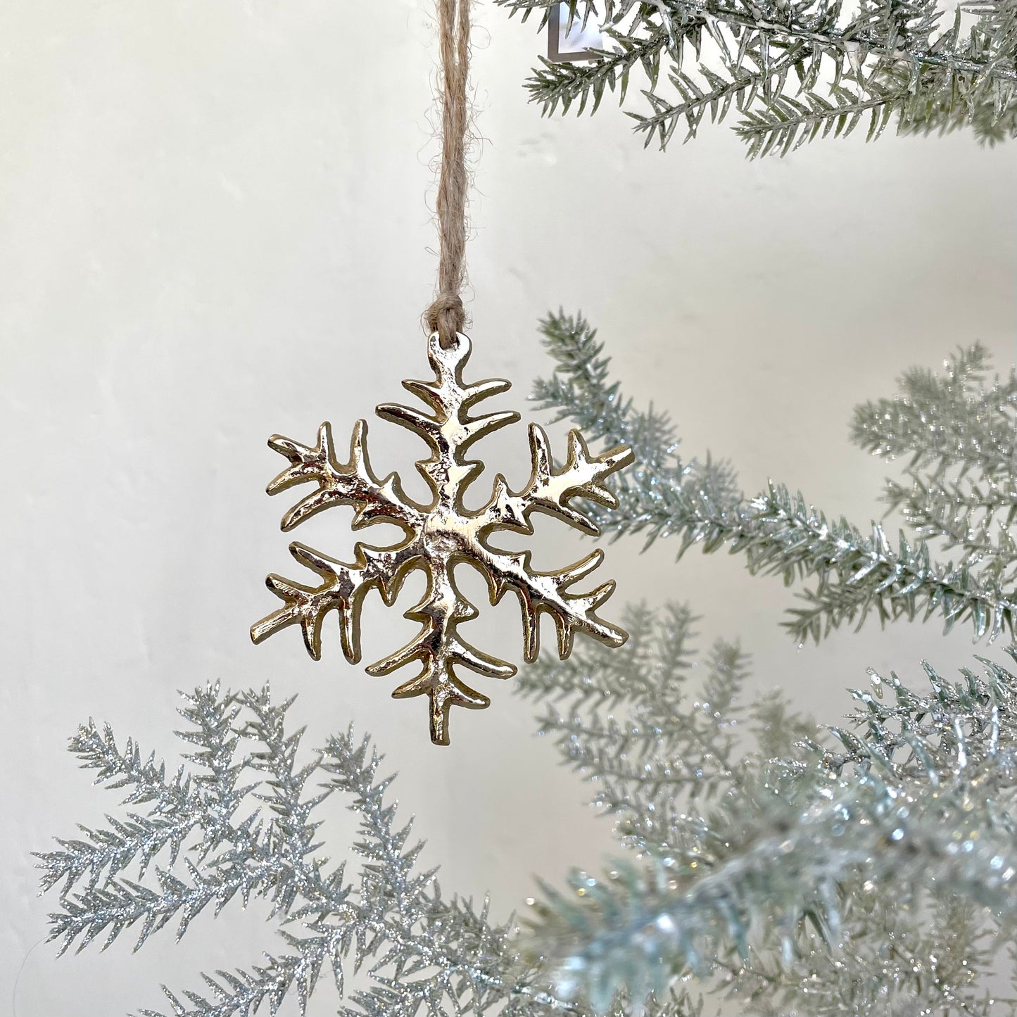 Cast Metal Snowflake Ornament