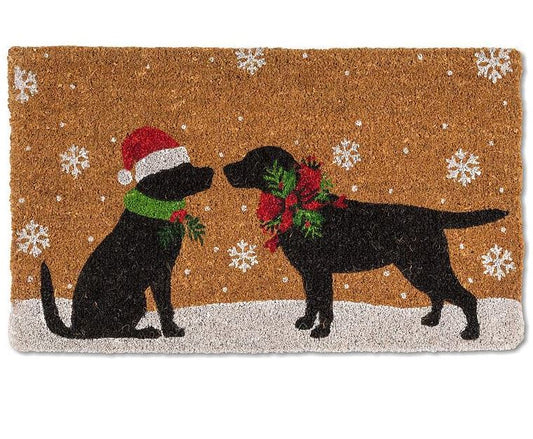 Christmas Dogs Doormat
