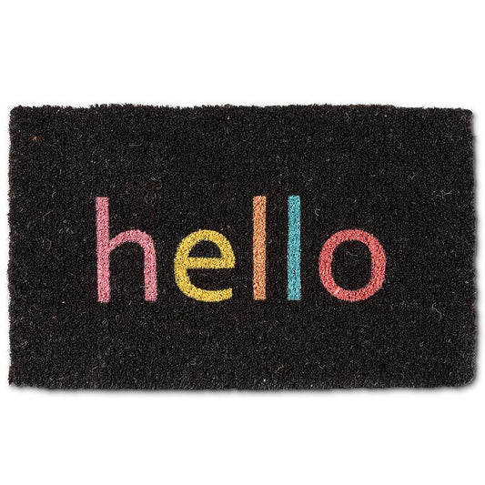 Colourful Hello Doormat