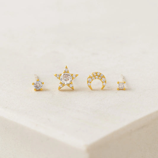 Lover's Tempo Cosmos Ear Stack Stud Set