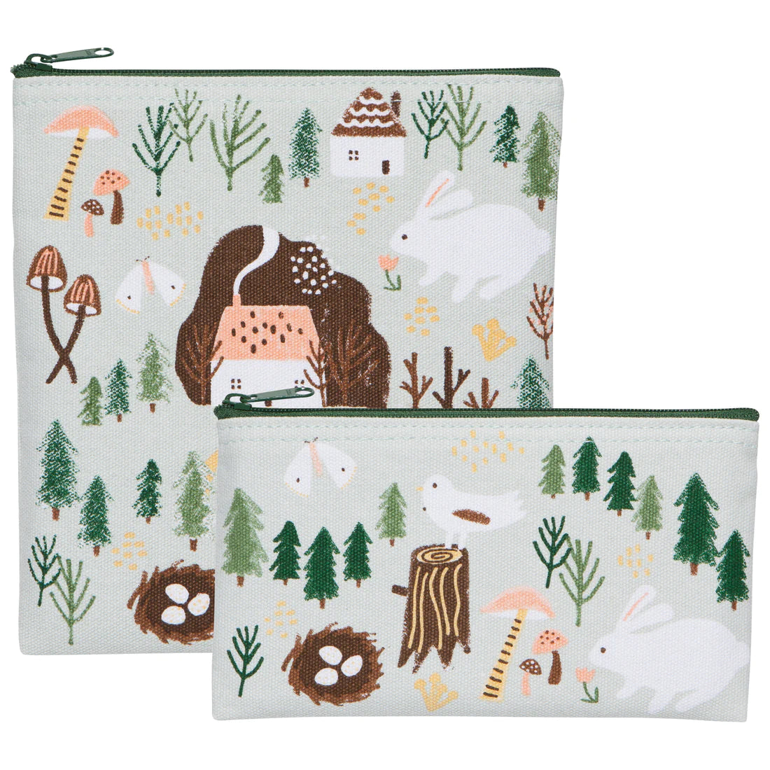 Set of 2 Reusable Snack Bags