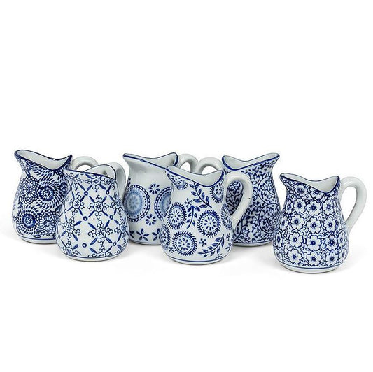 Indigo Porcelain Creamers