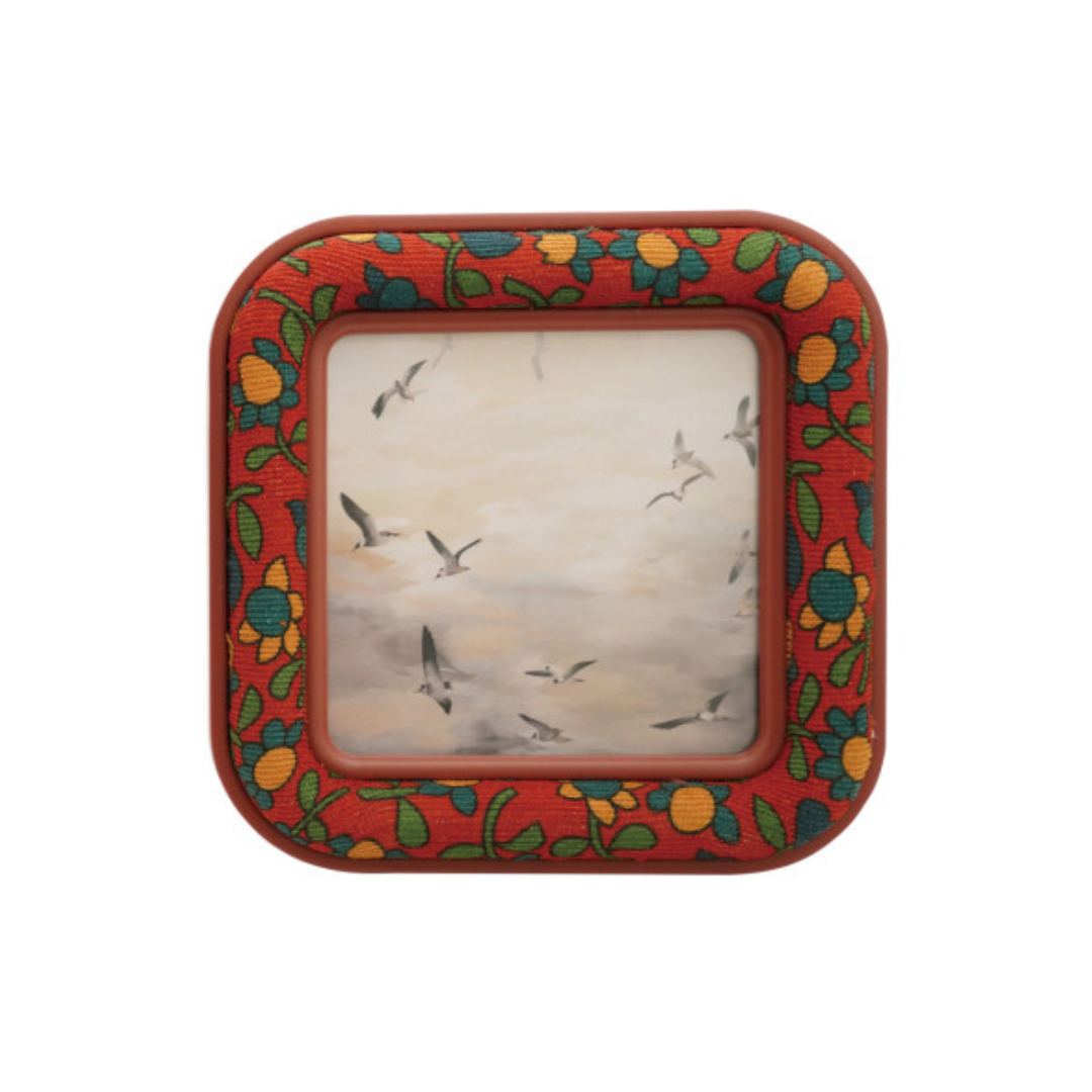 Embroidered Floral Photo Frames