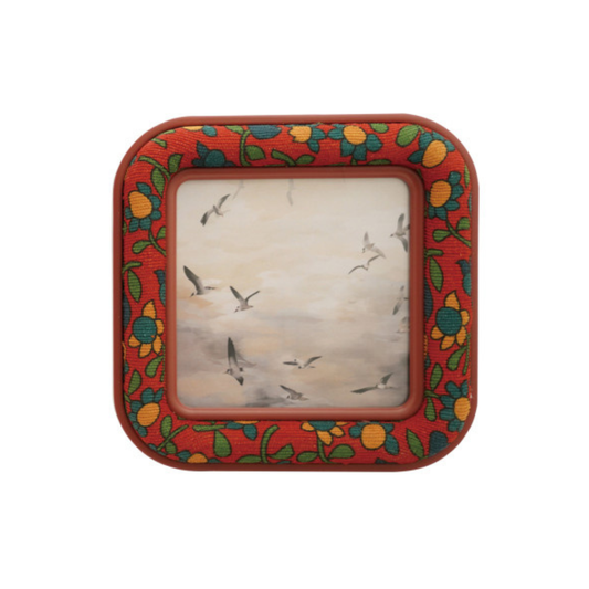 Embroidered Floral Photo Frames