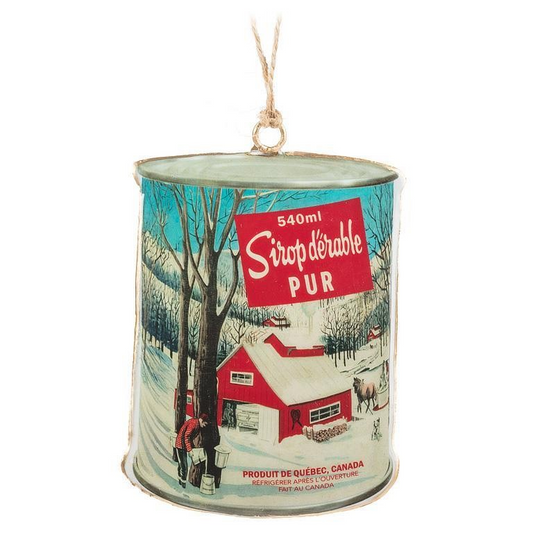 Maple Sugar Shack Metal Ornament