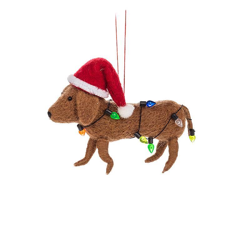 Dachshund with Lights Ornament