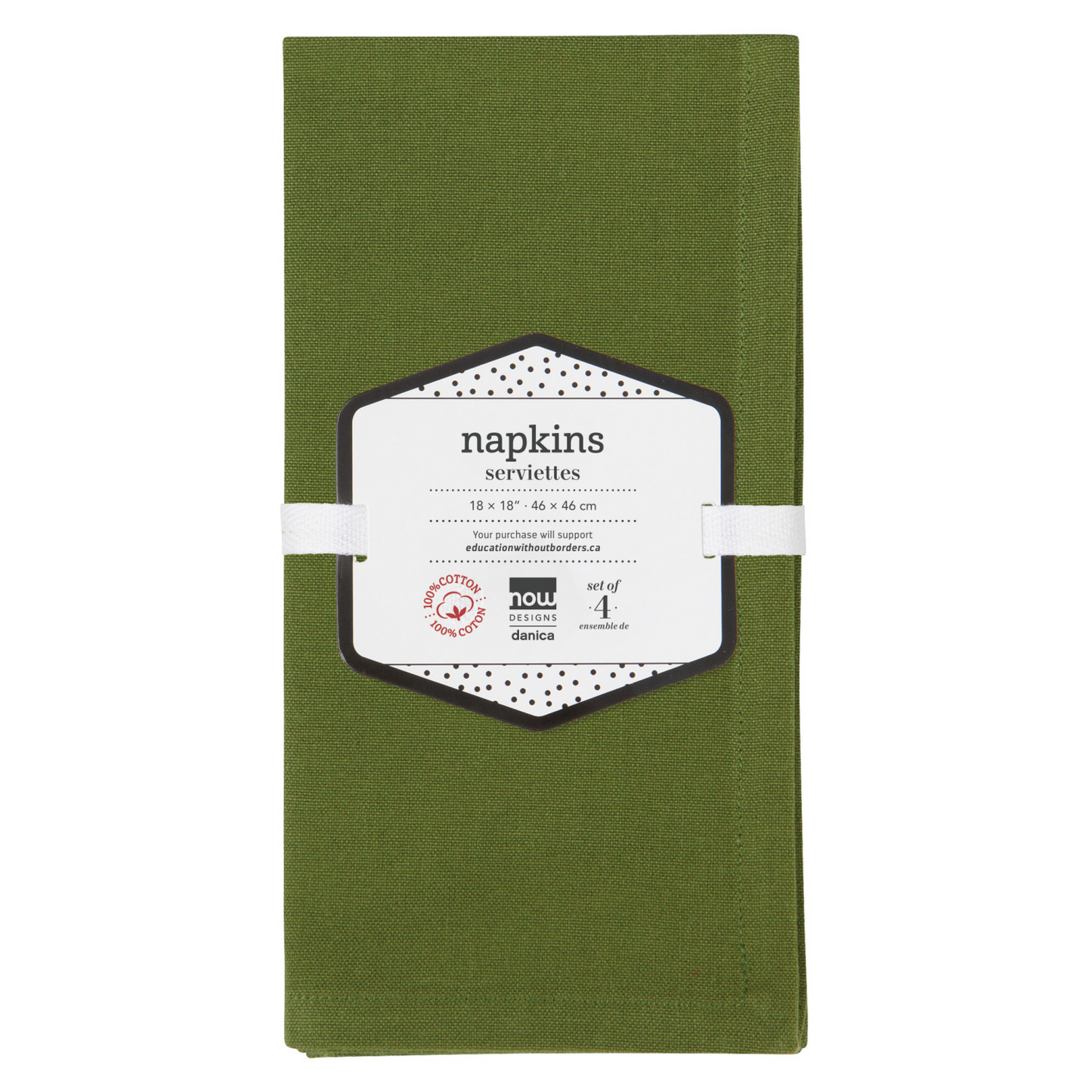 Spectrum Cotton Napkins Set/4