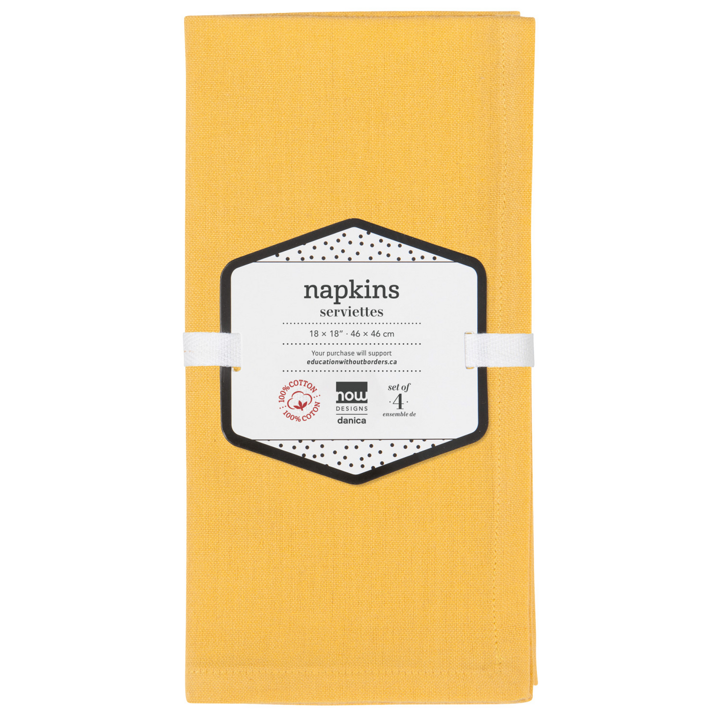 Spectrum Cotton Napkins Set/4