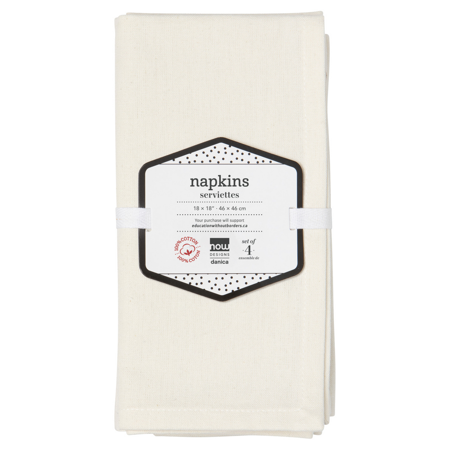 Spectrum Cotton Napkins Set/4