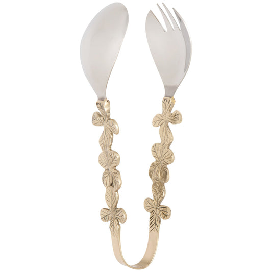 Clover Serving Tongs