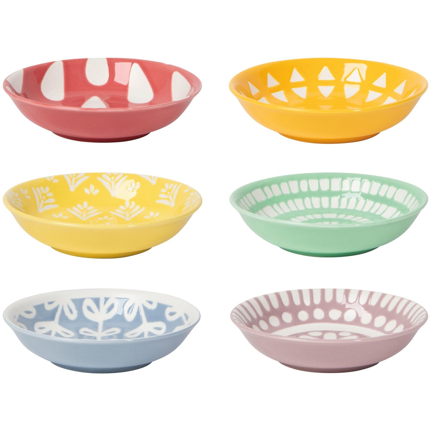 Dewdrop Pinch Bowls Set/6