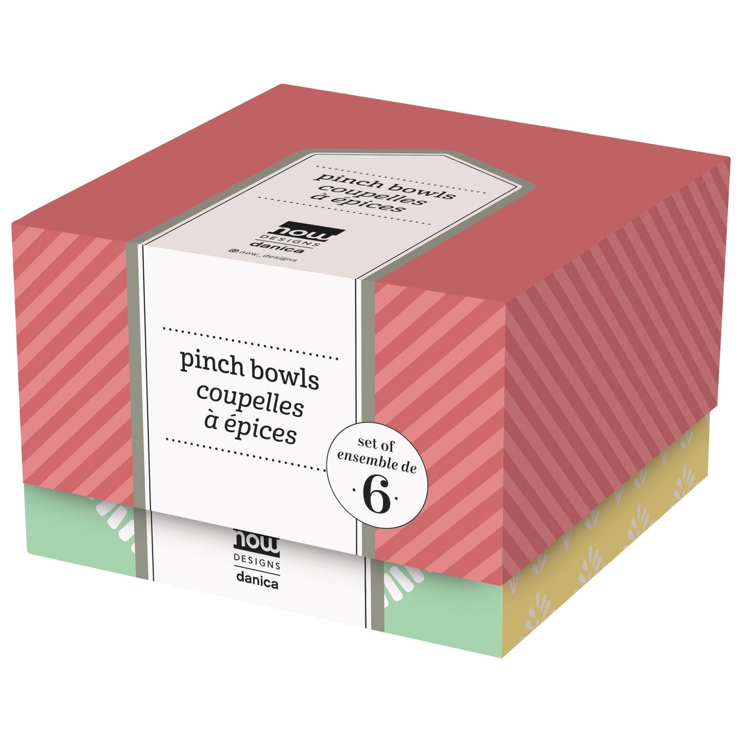 Dewdrop Pinch Bowls Set/6