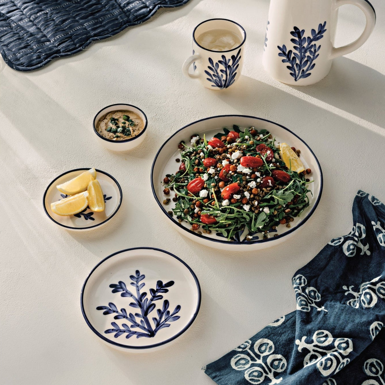 Floren 10.5" Hand-Painted Dinner Plate