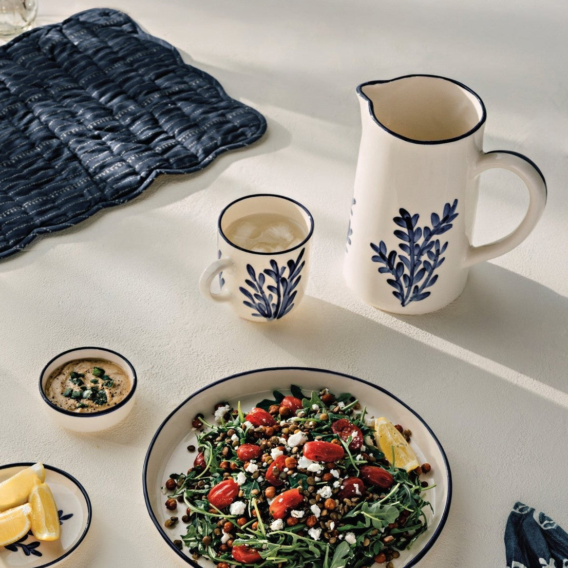 Floren 60oz. Earthenware Pitcher